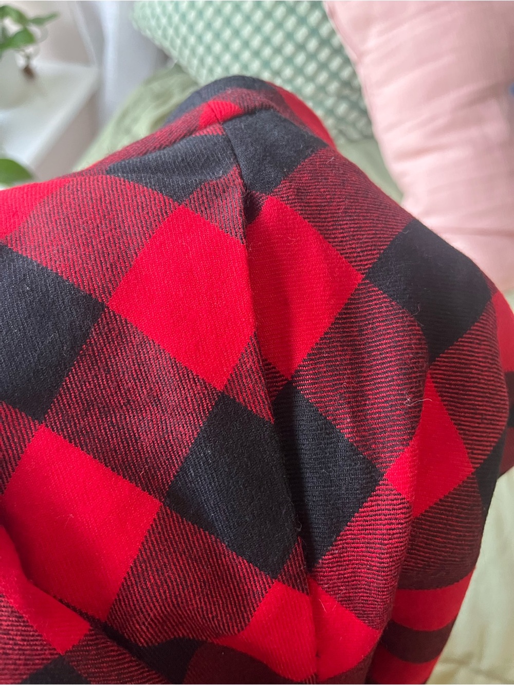 Ralph Lauren Red & Black Plaid 100% Wool Maxi Skirt | Size Medium - Picture 4 of 9